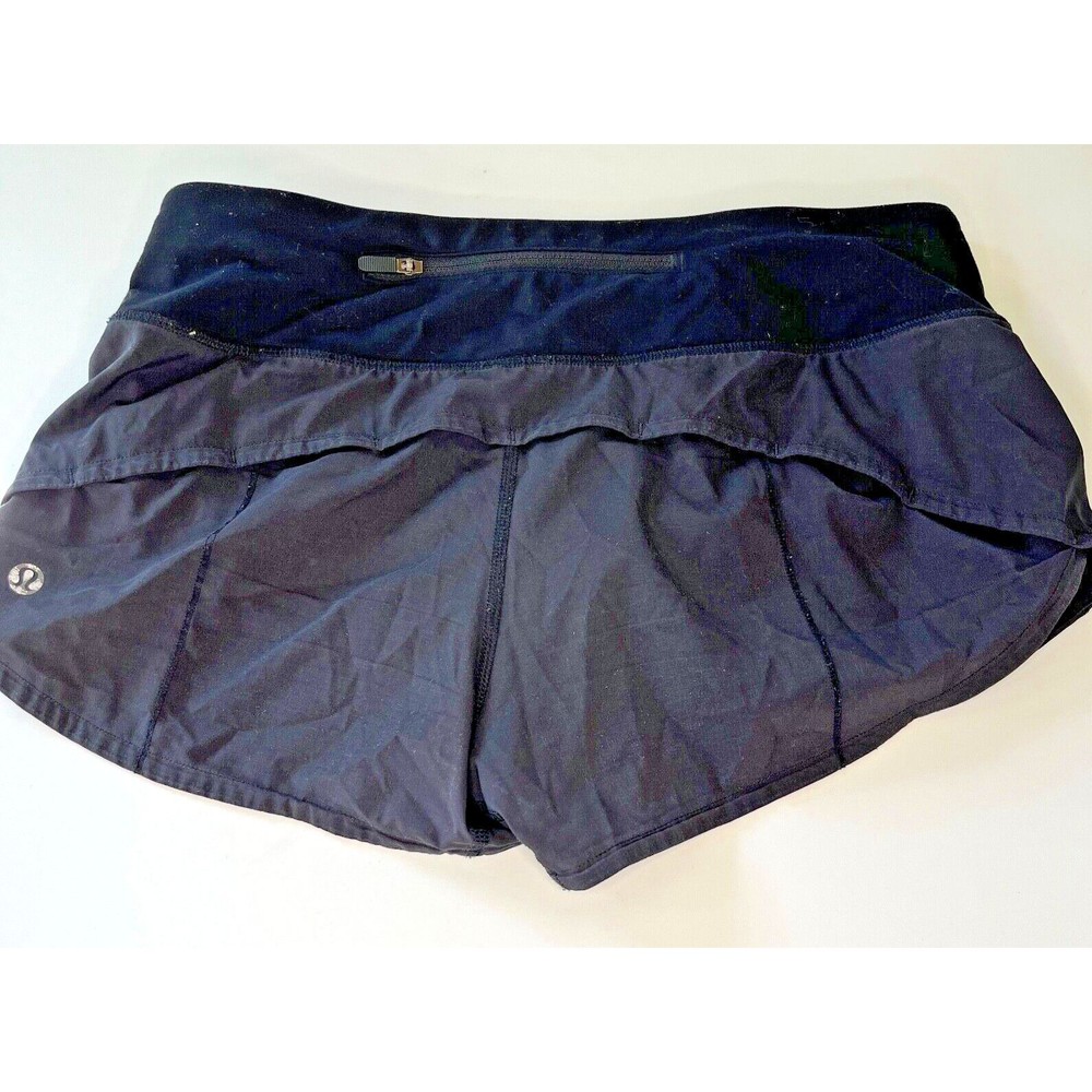 Lululemon - Speed Up Short 2.5" *Breathes Black Perforated Sides, Sz XS